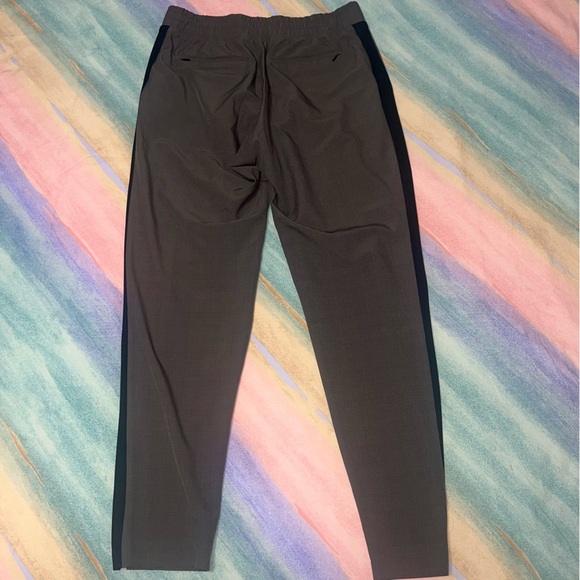 Athleta Brooklyn Plaid Ankle Pant Brown/Black Women's Size 10 T - Picture 7 of 7
